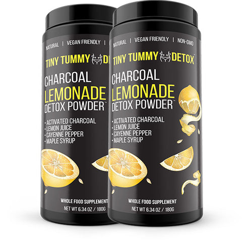 Charcoal lemonade detox powder - TinyTummyTea